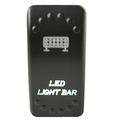 Bulldog Winch Rocker Switch-ON/OFF 5-Pin LED Light Bar-White 20260